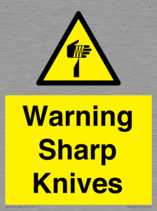 Warning Sharp Knives